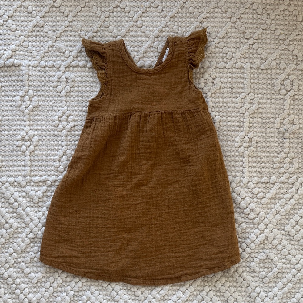 Jamie Kay Bronze Colored Dress size 3 years